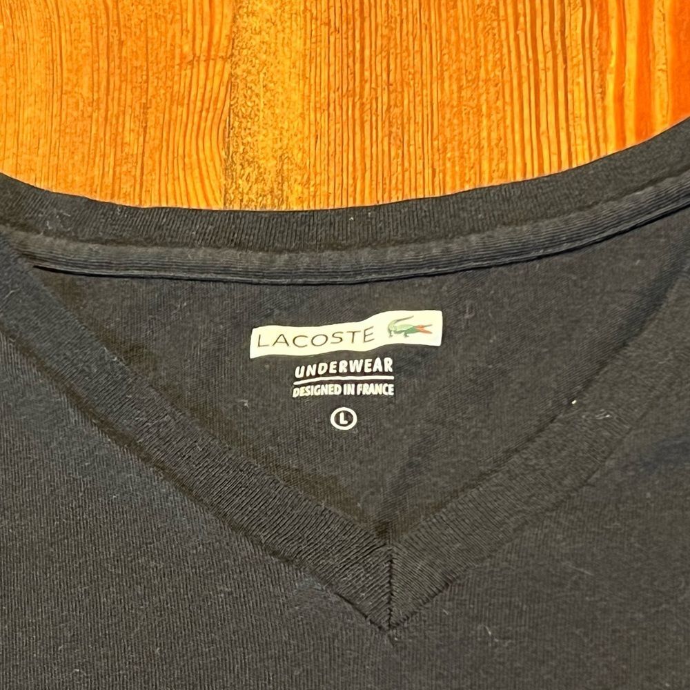 Lacoste Underwear Black Short Sleeve T-‎ Shirt